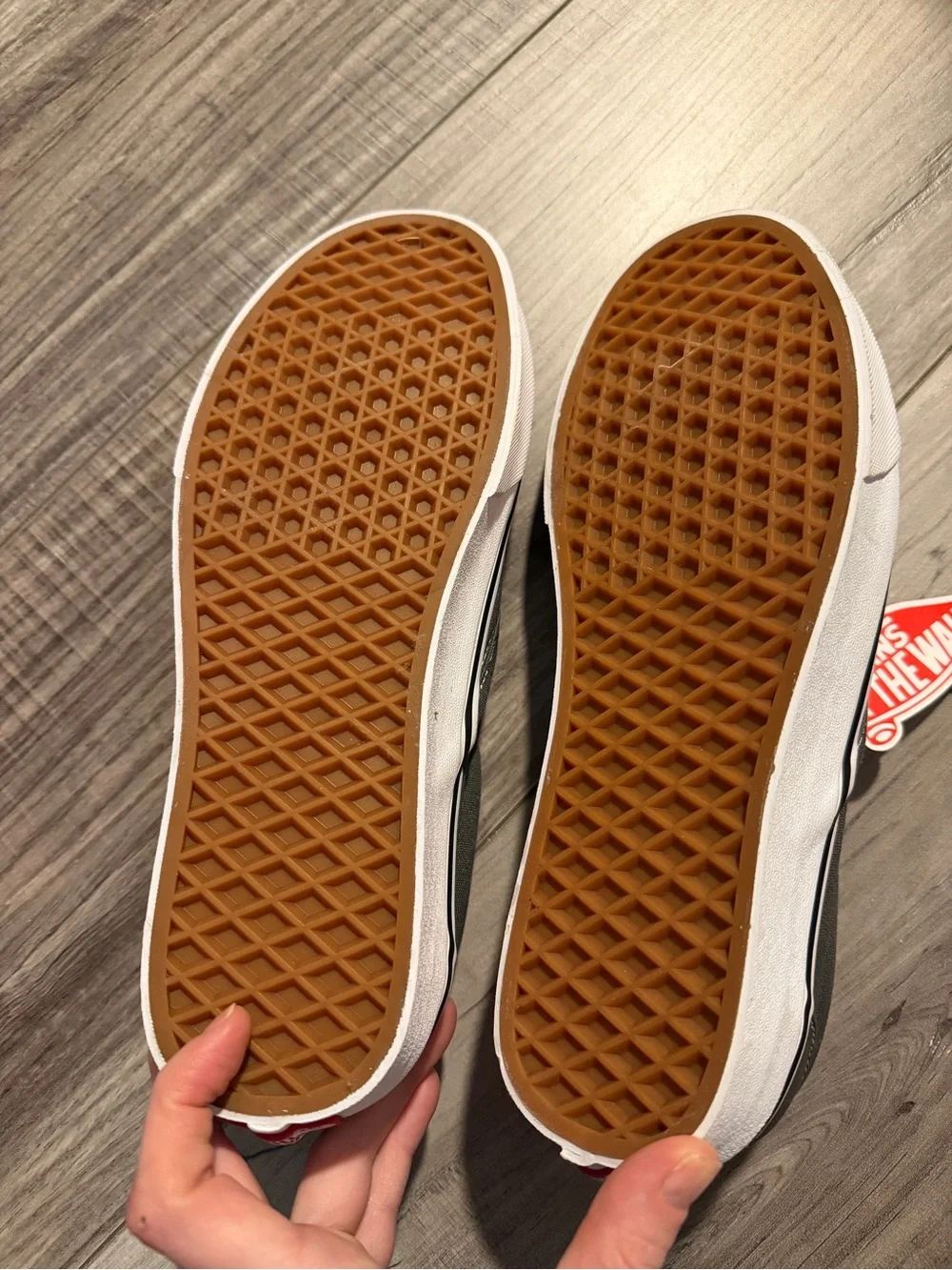 NWT Vans Classic Grey Slip on shoes